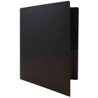 JAM PaperMD – Chemise de présentation en plastique robuste à 2 pochettes, 9 x 12 po, noire, 108/paq.-Épaisseur du papier : robuste