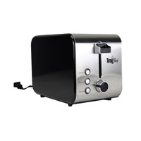 Total Chef 2-Slice Stainless Steel Toaster-Numbered dial allows you to choose from 7 browning options to suit individual taste