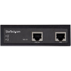 StarTech Industrial Gigabit PoE Injector-TECH SPECS: 1 Gbps, 48V-56VDC Power Input, IEEE 802.3af, IEEE 802.3at, IEEE 802.3bt 90W max, PoH (HDBase-T), uPoE, 10/100/1000 Mbps Auto Negotiation, DIN/Wall Mountable, Redundant Power Input