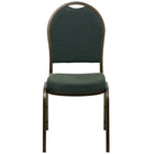 Flash Furniture HERCULES Series Dome Back Stacking Banquet Chairs with Gold Vein Frame - Green - 4 Pack-500 lb. Weight Capacity