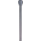 SCN Industrial - Construisez Vos Propres Barrières Pour Le Contrôle Des Foules - Poteaux, Hauteur De 40po, paquet de 2-Fini/couleur Acier inoxydable