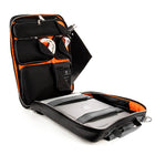 Lencca Quadra 15.6" Laptop Backpack - Grey-Hard back document compartment