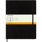 Moleskine Notebook - 2X-Large - Ruled - Hard Cover - 8.5" x 11" - Black-2X-Large size