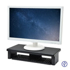 DAC MP-212 Height-Adjustable Ultra-Wide Monitor Riser/Stand with 2 USB Ports-Height adjustable - 2.25", 3.5" or 4.75". Easy adjustment for ergonomically comfortable viewing