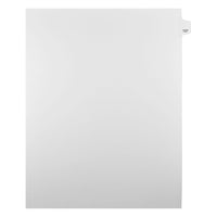 Mark Maker Legal Exhibit Index Tab White Single Tabs, 1/25th Cut, Letter Size, No Holes, Number 127, 25 Pack-White Single Tabs, 1/25th Cut