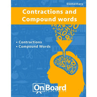 eBook: Contractions & Compound Words for Elementary Students , 2 Topics (PDF version)-Contractions and Compound Words for elementary students includes multiple topics that introduce your student to contractions and compound words. This book includes engaging activities and an assessment for each topic.