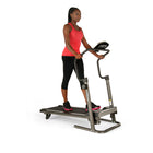 Stamina Avari Adjustable Height Treadmill - Black-No electrical outlet needed and no motor to maintain