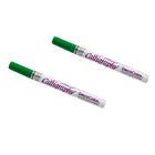 Marvy Uchida Calligraphy Opaque Paint Markers - Green - 2 Pack-Colour: Green