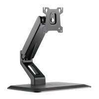 Uplite Ergonomic Free Standing Touch Screen Monitor Stand for Screen up to 32" - Black-Compatibility -- fit most touch screen tvs and monitors of 17” to 32”, and support weight up to 22lbs. vesa 75x75mm or 100x100mm with convenient keyhole mount plate