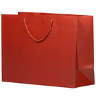 Jam Paper Matte Gift Bags with Rope Handles - 16" x 12" x 6" - Dark Red - 100 Pack-Our giftbags have a soft rope handle that adds a touch of class