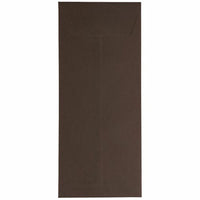 JAM Paper #14 Policy Business Envelopes - 5" x 11.5" - Chocolate Brown Recycled - 25 Pack-Colour: Chocolate Brown 