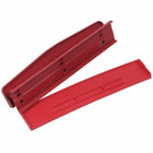 JAM Paper Metal 3 Hole Punch - Red - 10 Sheet Capacity-Get organized with JAMs 3 hole puncher and color coordinate your work space with our other sleek white office products!