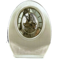 Elegance Oval Shaped Skeleton Mantle Clock-Elegance Oval Shaped Skeleton Mantle Clock