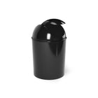 Umbra Mini Can - High-Gloss - Black-Molded, recycled polypropylene with high gloss finish