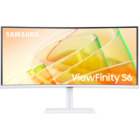 Samsung 34" ViewFinity S65TC 5ms 100Hz Curved Monitor - Warm White-Multiple ports make it easy to ditch the clutter. Power your devices with 90W charging, while simultaneously transmitting data with Thunderbolt 4 connectivity.
