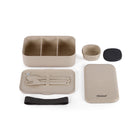Minimal Paddy Fiber Bento Box V2 - Set of 2-Material: Rice husk + PP