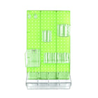 Azar - Kit d'organisation de mur de panneaux perfacés en 12 pièces avec un panneau et un assortiment accessoire - vert-Vendu en multiples de: 1