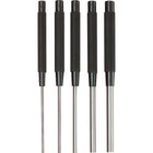 Starrett Drive Pin Punch For Machine Shop & Motor Service Work - 6 Pack-Overall Length: 8"