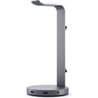 Satechi Headphone StEt w/ USB-C to USB-A - Gris Sidéral-Le port 3,5 mm fournit également un emplacement idéal pour brancher vos écouteurs.
