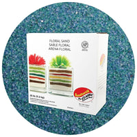 Sandtastik Floral Coloured Sand, 25 lb (11.3 kg) Box, Caribbean Mist-Coarse grain with natural sparkle throughout