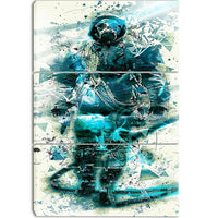 Designart Hazardous March Street Art Canvas Artwork, (PT3614-3P)-Print