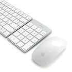 Satechi Slim Wireless Keypad, Silver-Rechargeable battery with a charge lasting up to two weeks and a charge time of 1-2 hours