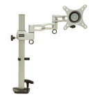 DAC MP-199 Height Adjustable Articulating Monitor Arm, Single Arm - Silver-Monitors up to 27" with G sensor can be rotated allowing both portrait and landscape viewing