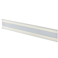 Azar Displays 2" x 11" Plastic Adhesive-Back C-Channel Nameplates, Clear, 10 Pack (199609)-Great for offices, schools, business and much more