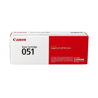 Canon 051 Toner Cartridge, Black (2168C001)-Yields up to 1,700 pages
