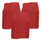 ATTAX Multi-Purpose Microfiber Cloth - Red - 25 Pack (JS1616RD25)-For Multi-Purposes