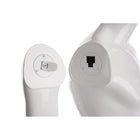 Can-Bramar PL Adult 2-in-1 Full Body and Headless Male Unbreakable Mannequin  - 73"H - Glass Base -  Glossy White-Can fit any type of clothing like shirts, jackets, & accessories