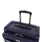 Bugatti Nashville 21.5" Hybrid Hardside/Softside Spinner Carry-on Luggage - Navy-Practical pockets to store your items securely and tightening straps