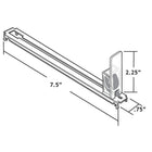 Azar Displays – Rail de remplissage à ressort, 50/paquet (225901)-Rail de remplissage