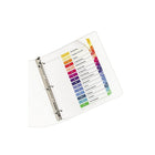 Avery Ready Index Table of Content Dividers for Laser and Inkjet Printers - 15 Tabs - 6 sets - Multi-colour - (11197)-Customize the Table of Contents page by adding section titles, as well as graphics or a company logo 