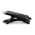 Kensington SoleMassage Exercising Foot Rest - Black (56155)-5 adjustable height settings and 30 degree tilt ensure maximum comfort