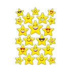 TREND enterprises, Inc. Emoji Stars Stinky Stickers - Assorted Sizes-Smiley face / emoji design