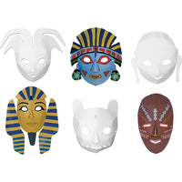 Chenille Kraft Multicultural Dimensional Masks, 72 Pack-Craft kit