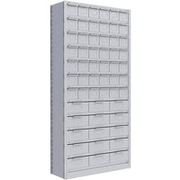 Metalware – Étagère enclenchable RK890, 13 tablettes, 36 x 18 x 76 po, gris pâle-Système de tablettes ajustables offrant un espace de rangement solide, mais économique qui convient à vos besoins