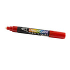 Marvy Uchida Chisel-Tip Acrylic Paint Marker - Red - 2 Pack-Marker Tip: Chisel Point