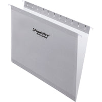 Pendaflex Reversaflex Premium Coloured Hanging File Folders - Letter - Grey - 25 Pack-10 times stronger than standard folders to last longer and hold more without tearing