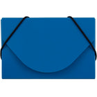 JAM Paper Plastic Business Card Case, Blue, 5 Pack (291618967g)-Blue