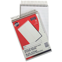 Hilroy Steno Notebook - Feint Ruling - Heavy Weight Paper - Feint Ruling - 9" x 6" - 350 Pages-175 feint ruled sheets per notebook