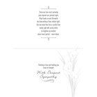 Millbrook Studios 5-3/8" x 7-3/4" With Sympathy On The Loss Of Your Loved One Greeting Cards and Envelopes, 18 Pack (06894)-Card shop quality greeting cards