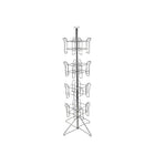 Azar Displays 16-Pocket Wire Carousel Literature Floor Display (300672)-Literature floor carousel