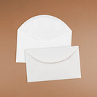 JAM Paper 2Pay Mini Small Envelopes, 2.5 x 4.25, White, 200 Pack (201215g)-Opening: Booklet