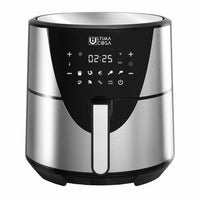 Ultima Cosa Presto Luxe Grande Air Fryer - 8L - Stainless Steel-8 Pre Set Cooking Programs