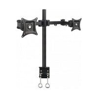 Techly 2 Monitor Desk Stand for 13-27in Screens, (ICA-LCD 482-D)-Desk mount for 13-27" screens
