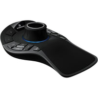 3Dconnexion SpaceMouse Pro USB Mouse, Black/Blue-6-Degrees-of-Freedom (6DoF) sensor that enables you to easily navigate digital models or camera positions in 3D space