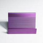 Futech ABC010 Aluminum Slanted Business Card Holders, Assorted Colours, 10 Pack-Aluminum