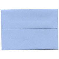 JAM Paper 4bar A1 Envelopes, 3.63 x 5 1/8, Baby Blue, 250 Pack (155622H)-Light baby blue dark base envelope